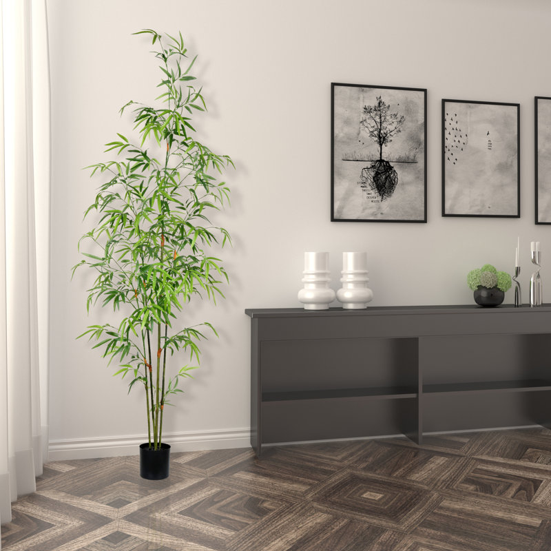 Faux Tree in Pot, 84" H x 26" W x 26" D