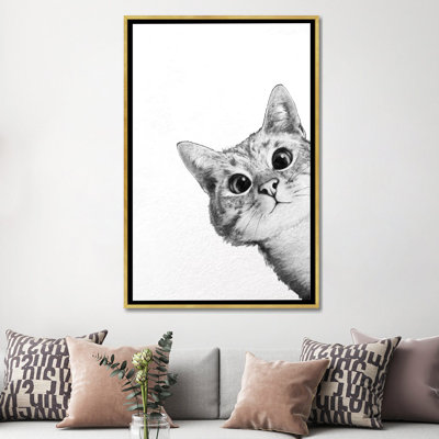 « Sneaky Cat », reproduction sur toile