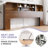 Rounded-Edge Bookcase Headboard with LED Lighting & Built-In Charging Station, King-1958409765-1958409767