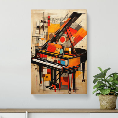 Piano Constructivism - Wrapped Canvas