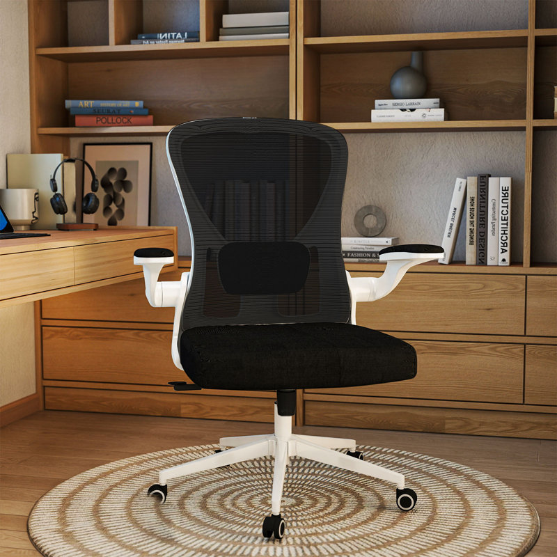 Chaise de travail, Blanc / noir