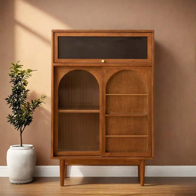 Armoires de rangement multifonctionnelles en bois massif