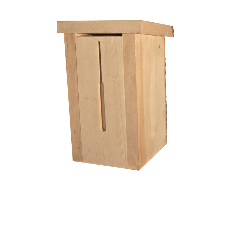 Rustic Bark Edge Lodge Style Birdhouse, Medium