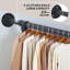 Adjustable Wall Mounted Clothes Rack