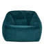 Natalia Corduroy Armchair Bean Bag and Round Footstool-63657274