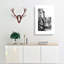 Two Giraffes by John Karst - Wrapped Canvas-55330598