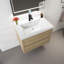Meuble-lavabo mural 30 po avec lavabo-372117242