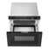 Cosmo 24 In. Haven Collection 1.2 Cu. Ft. Built-in Microwave Drawer, 1000w, Touch Controls, Defrosting Rack In Matte Black