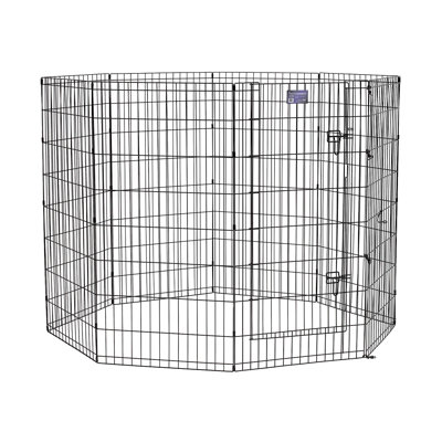 Enclos d'exercice avec porte pour chiens MidWest Homes for Pets