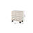 Modern Style Crystal Tufted 2-Drawer Nightstand Upholstered with Velvet Fabric