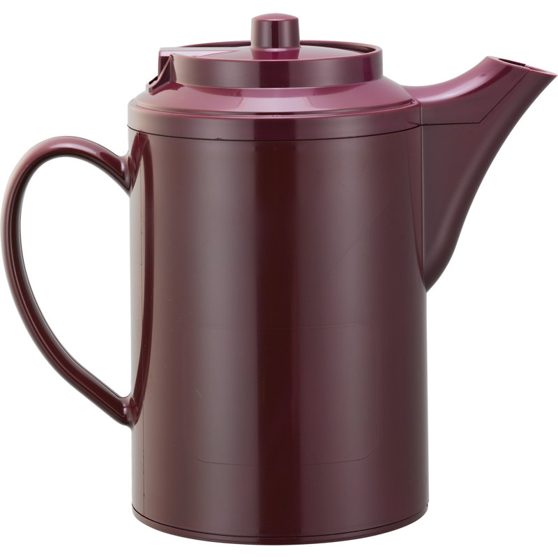 Plastic 16oz Teapot, Burgandy