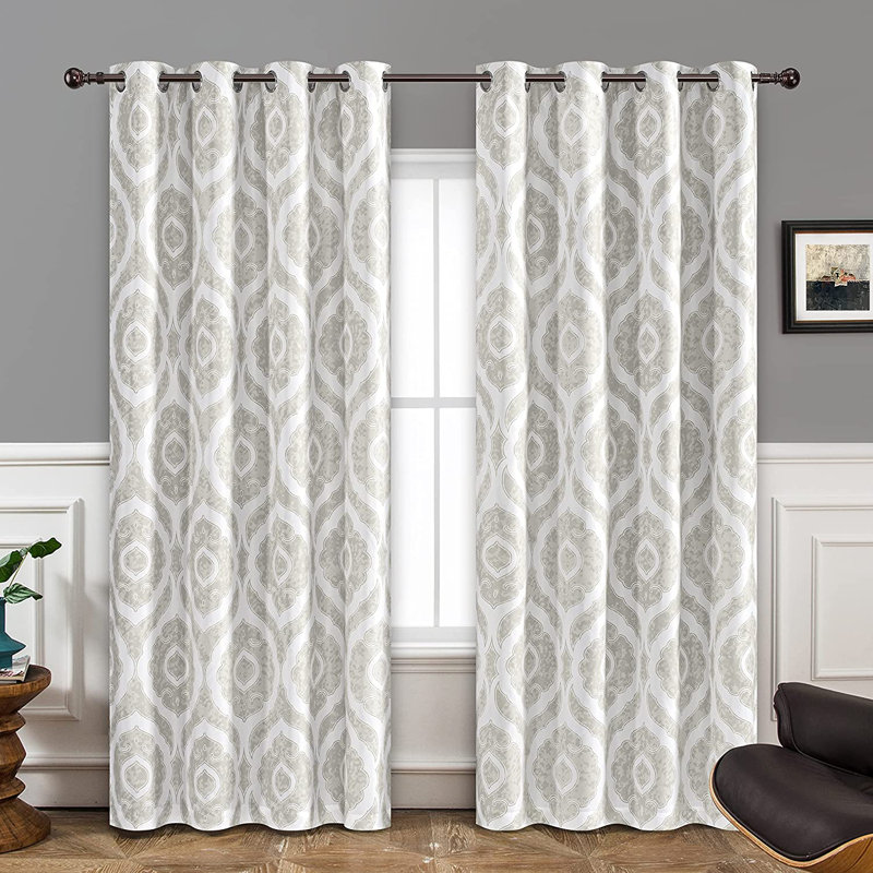 Rideau en polyester Redning, gris