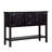Retro Style Solid Wood Sideboard Console Table with Drawers, Cabinets and Shelf, Ideal for Multi - purpose Storage in Various Rooms