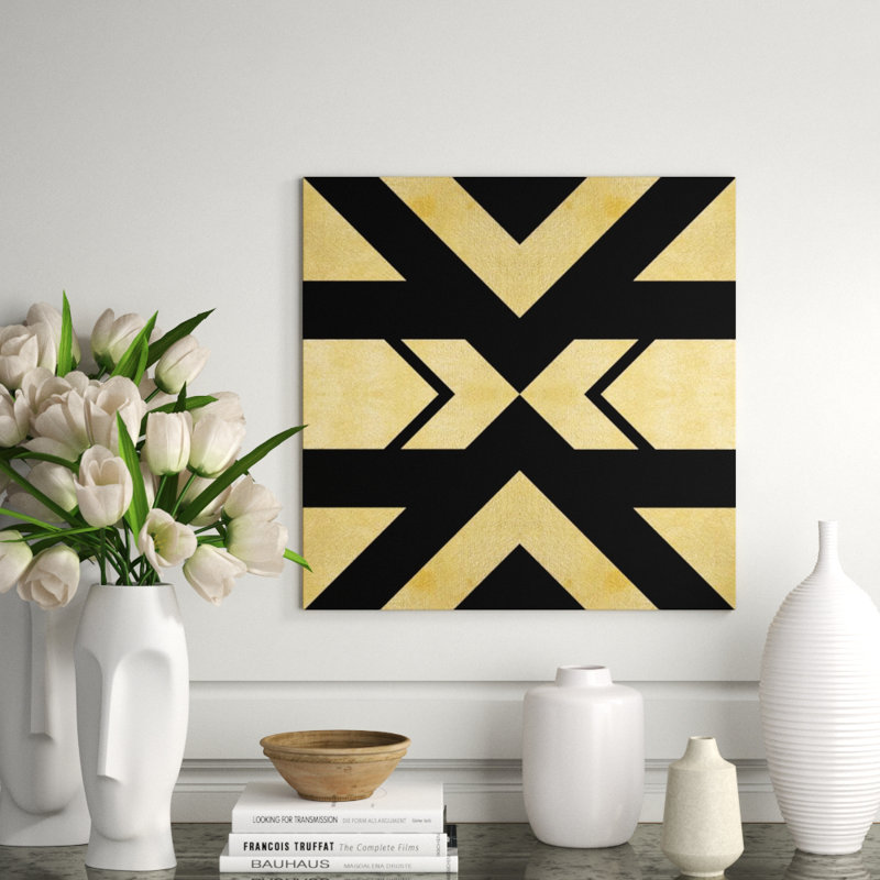 Criss Cross IV Print by Elena Carlie, 24" H x 24" W, Glass Coat