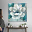 Art mural bleu sarcelle Magnolia II-304354952-384551214-384551211