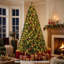 Arbre de Noël vert avec lumières-1575742210