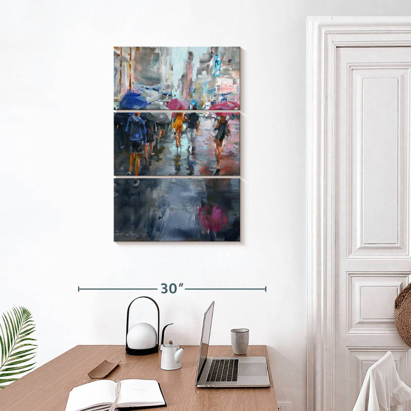 Sireci It's Raining, 32" H x 20" W
