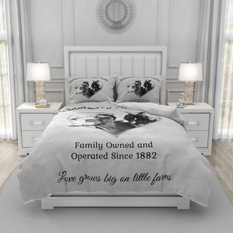 Abstract Duvet Cover, King Duvet Cover + 2 King Shams