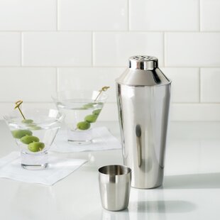 Simple Modern Cocktail Shaker Set with Jigger Lid | Stainless Steel Boston Shaker Insulated Martini Mixer for Mocktails | 20oz | Carrara Marble
