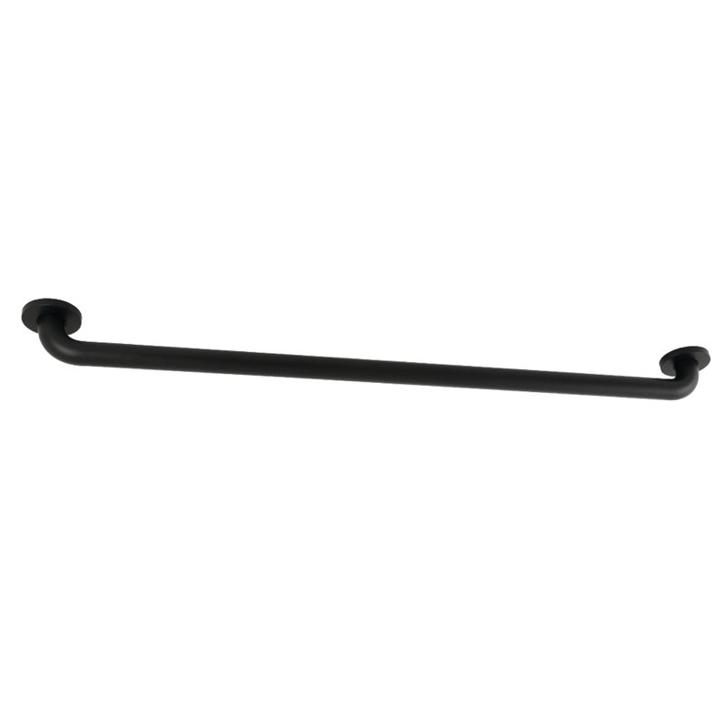 Kingston Brass Silver Sage 1-1/4 Inch O.D Grab Bar, 2.88" H x 32.75" W x 2.75" D, Matte Black