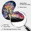 Alani - Art mural en métal avec arbre asymétrique, reproduction de sculpture murale en métal de forme unique-103974702