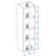 310cm Wall Mounted Single Bathroom Vanity Base Only-672048226