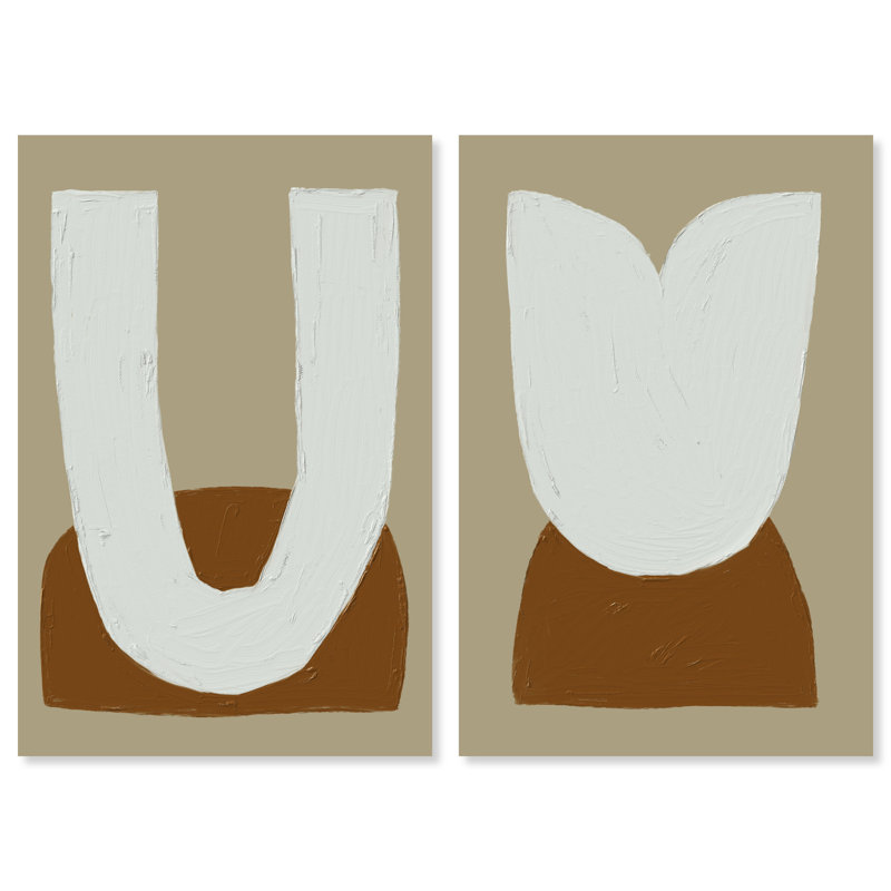 Centered Composition Set Set by Oliver Gal, Gallery Wrapped, 20"H x 30"W