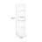 Beige Modern Solid wood Rotating Bookshelf