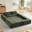 Velours côtelé 4 places Army, suède confortable, structure stable, convient aux grands parents, support doux
