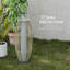 Solar Powered Integrated LED Metal Rattan Lamp