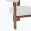 Fauteuil d'appoint rembourré à accoudoirs ronds-571566393
