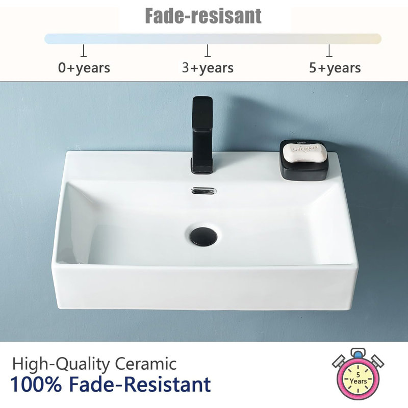 24'' X 14'' Rectangular Vessel Bathroom Sink