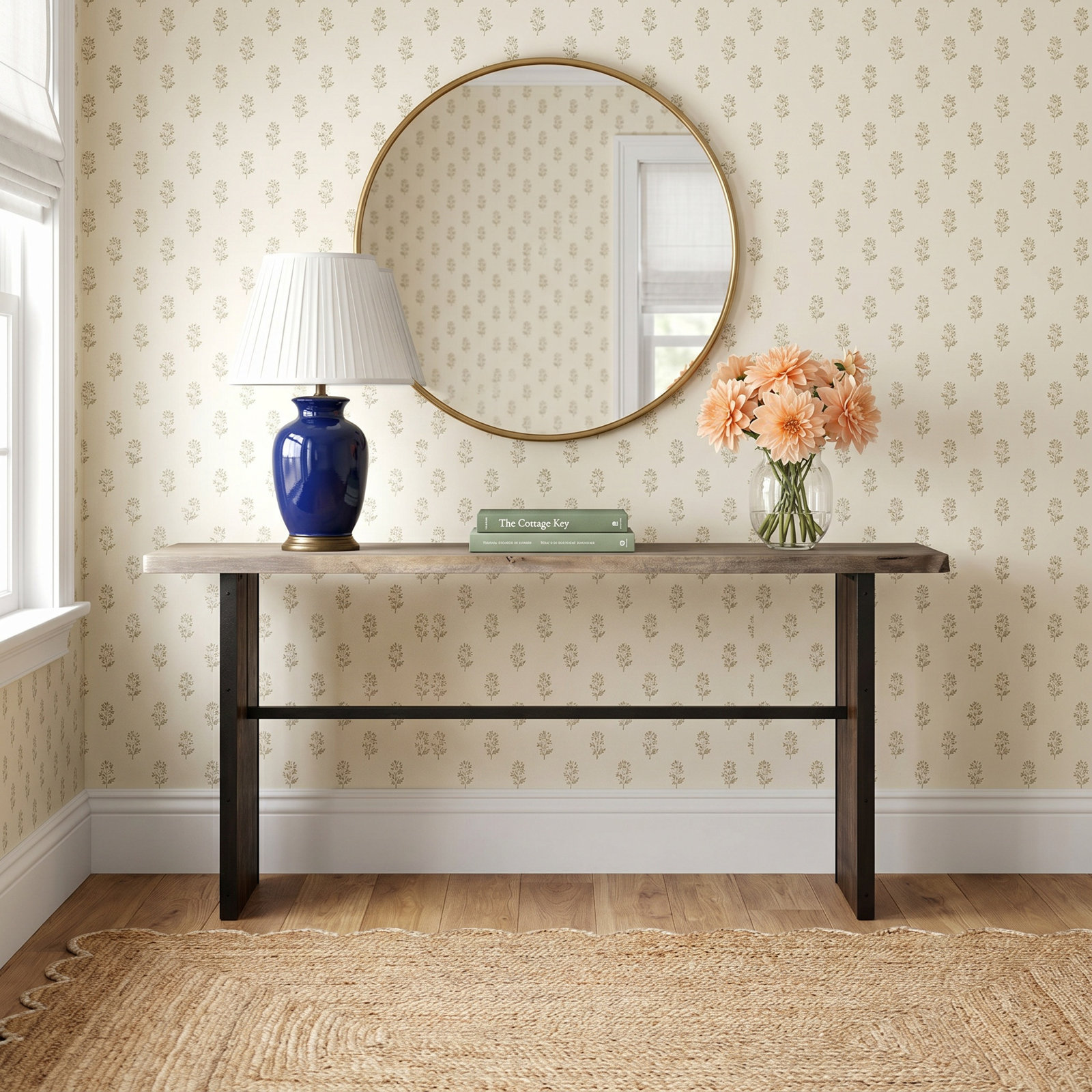 Mayweather 70'' Solid Wood Console Table