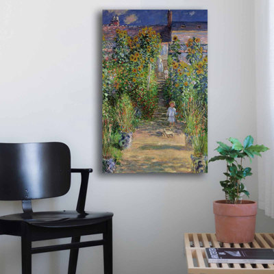Claude Monet - peinture sur toile tendue