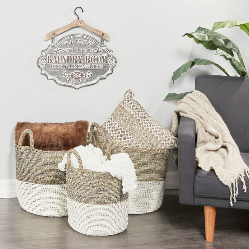 Three Posts™ Seagrass Basket