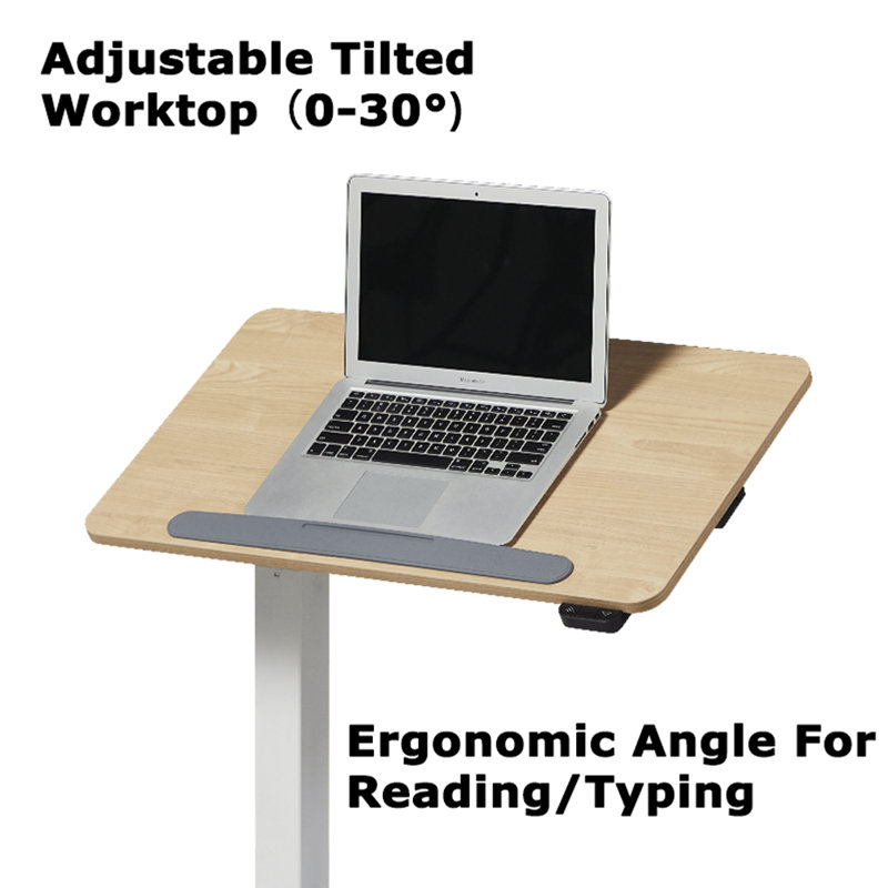 K30016 Electric Height Adjustable Standing Desk, Natural