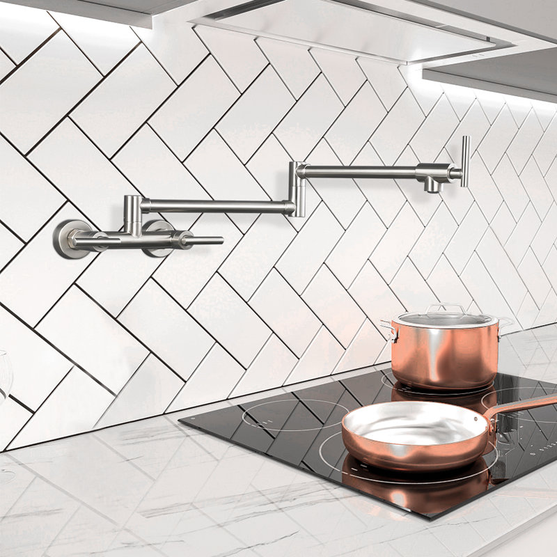 WOWOW Touch Kitchen Faucet, Brushed Nickel
