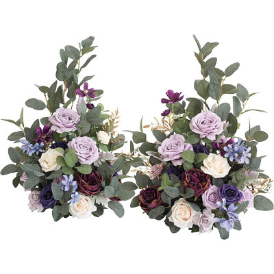 2Pcs Wedding Aisle Runner Chair Decorations