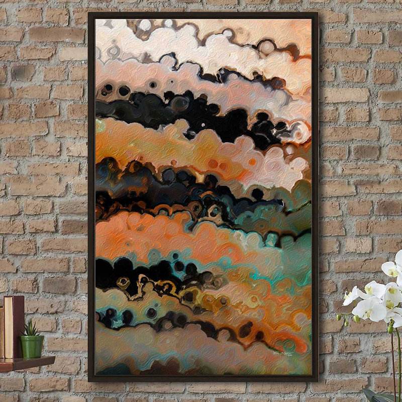 Proverbes 19:21 «Gods Way Stands» par Mark Lawrence - reproduction, Cadre flottant espresso
