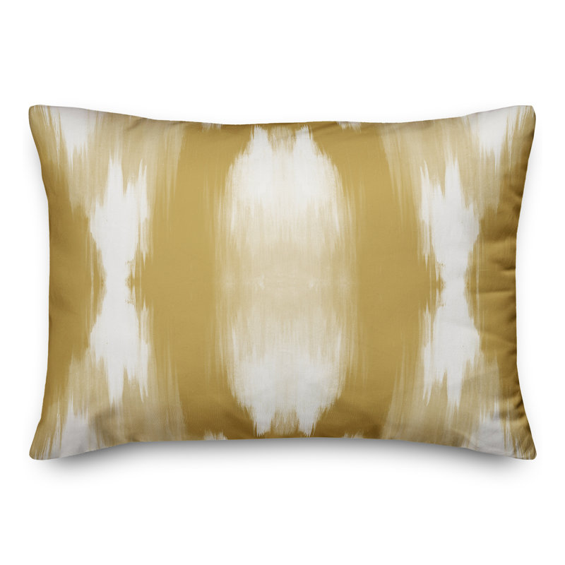 Housse et insert pour coussin d'extérieur Paint 18, Jaune