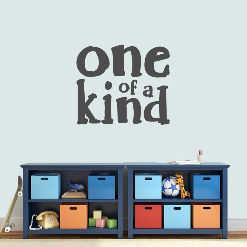 Décalcomanie murale one of a kind, Gris foncé