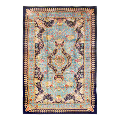 Persian Qum Design Rug 6'6"X 9'7"