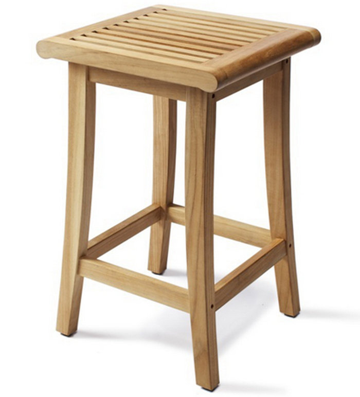 Mainor Outdoor Teak Bar Stool