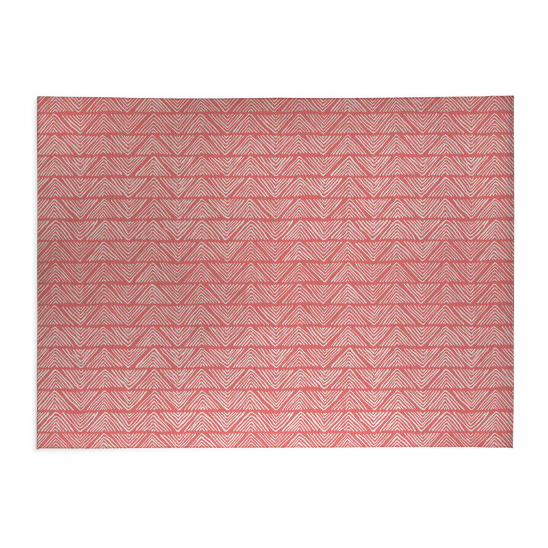 Tapis de cuisine Chev, Vieux rose, Rectangle 5 pi x 7 pi