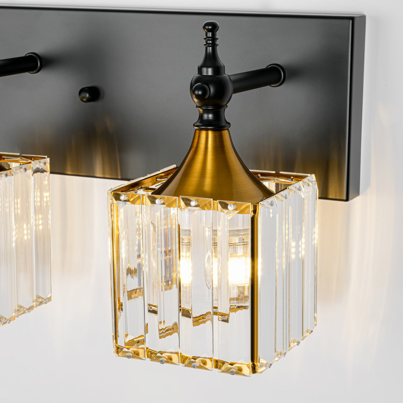 4 - Light Crystal Wall Vanity Light