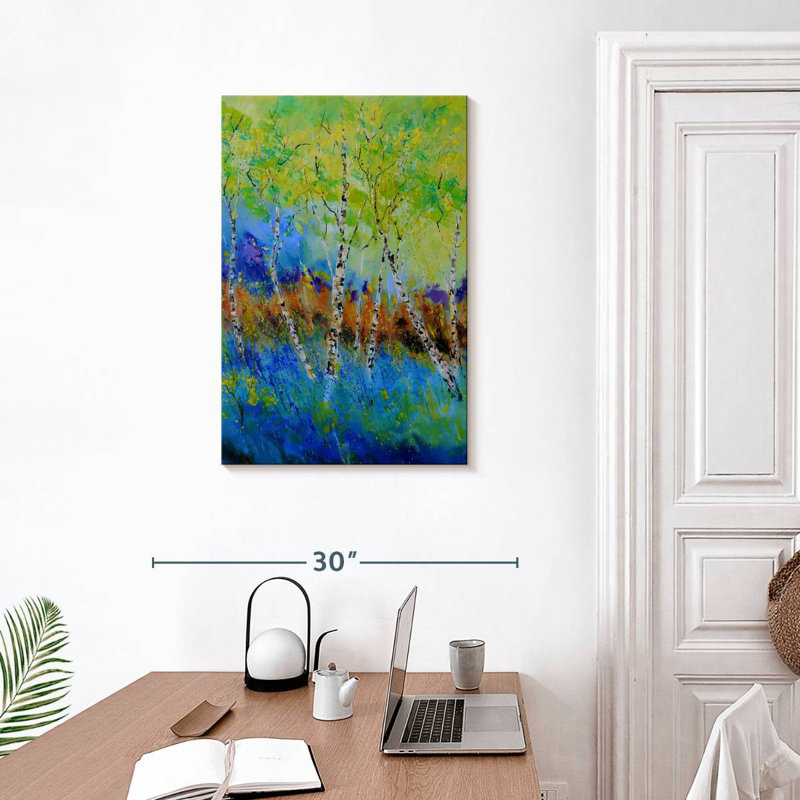 Avery A Few Aspen Trees, 30" H x 20" W