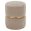 Artin 36cm W Velvet Round Footstool-324412738