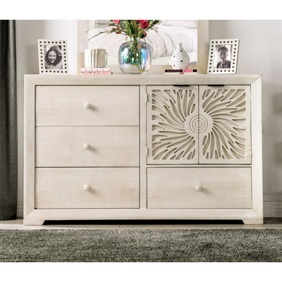 Commode combinée 4 tiroirs Aubrieana