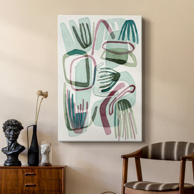 Sea Abstract II -Custom Wrapped Gallery Cavas