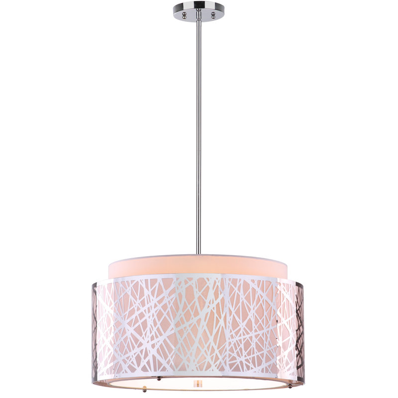 Luminaire tambour à tambour simple 1 lumières Kalene